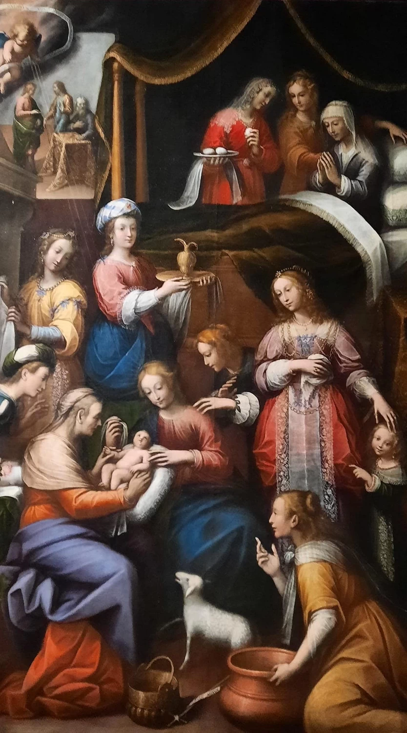 Orsola Caccia-78-La nascita di San Giovanni Battista